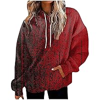 Oversized Blanket Hoodie Women's Fashion Daily Versatile Casual Crewneck Sweatshirts Daily Long Sleeve Patchwork Top