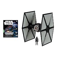 STAR WARS Micro Galaxy Squadron First Order TIE Fighter Mystery Bundle - 3-Inch Light Armor Class and Scout Class Vehicles with Accessories
