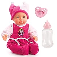 Bayer Design Hello Baby Multi Function Baby Doll, 8-10 - 18