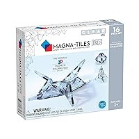 MAGNA-TILES Ice 16-Piece Magnetic Construction Set, The ORIGINAL Magnetic Building Brand