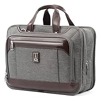 Platinum Elite Expandable Business Laptop Briefcase, Fits up to 15.6 Laptop, Work School Travel, Men and Women, Vintage Grey
