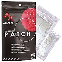 Ax Acne Hydrocolloid Pimple Patch Bandage 88 Variety Pack Skincare Pore Strips Clearing Spot Treatment…