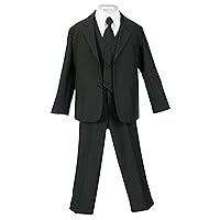 Boys Formal 5 Piece Suit with Shirt and Vest