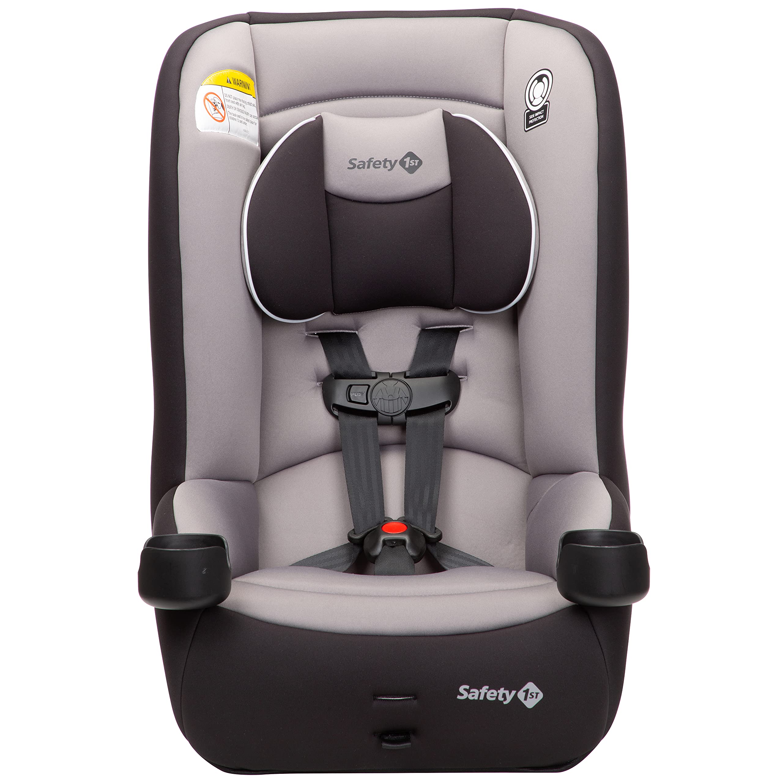 Safety 1st Jive 2-in-1 Convertible Car Seat,Rear-Facing 5-40 pounds and Forward-Facing 22-65 pounds, Black Fox