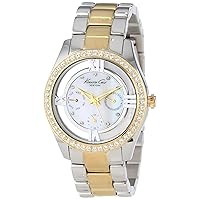 Kenneth Cole New York Women's Quartz Stainless Steel Case Stainless Steel Bracelet Two Tone,(Model:KC4904)