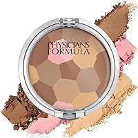 Powder Palette Multi-Colored Bronzer Light Bronzer, Dermatologist Tested, Clinicially Tested