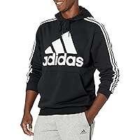 adidas Men's 3-Stripes Fleece Hooded Sweatshirt