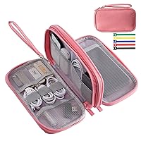 OrgaWise Electronic Organizer Small Electronic Accessories Travel Waterproof Cable Pouch for USB, Charger, Hard Drive, Earphone, Fits Travel, Home
