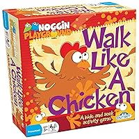 Walk Like A Chicken - No Reading Required, Hide & Seek Role-Playing Activity Game, Preschool & Kids, Children's Social & Physical Developmental Game, Outset Media, Ages 3+, 2+ Players