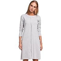 FUTURO FASHION® Women's Plain Shift Dress with Subtle Stripe Pockets Plus Sizes