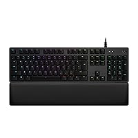 Logitech G513 Carbon LIGHTSYNC RGB Mechanical Gaming Keyboard with GX Brown switches (Tactile)