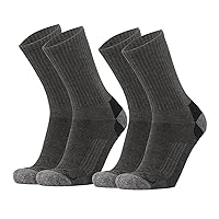 Chill Boys Viscose from Bamboo Crew Socks For Men - Moisture Wicking Mens Hiking Socks MidWeight Performance