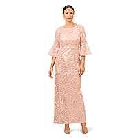 Adrianna Papell Women's Sequin Embroidered Gown