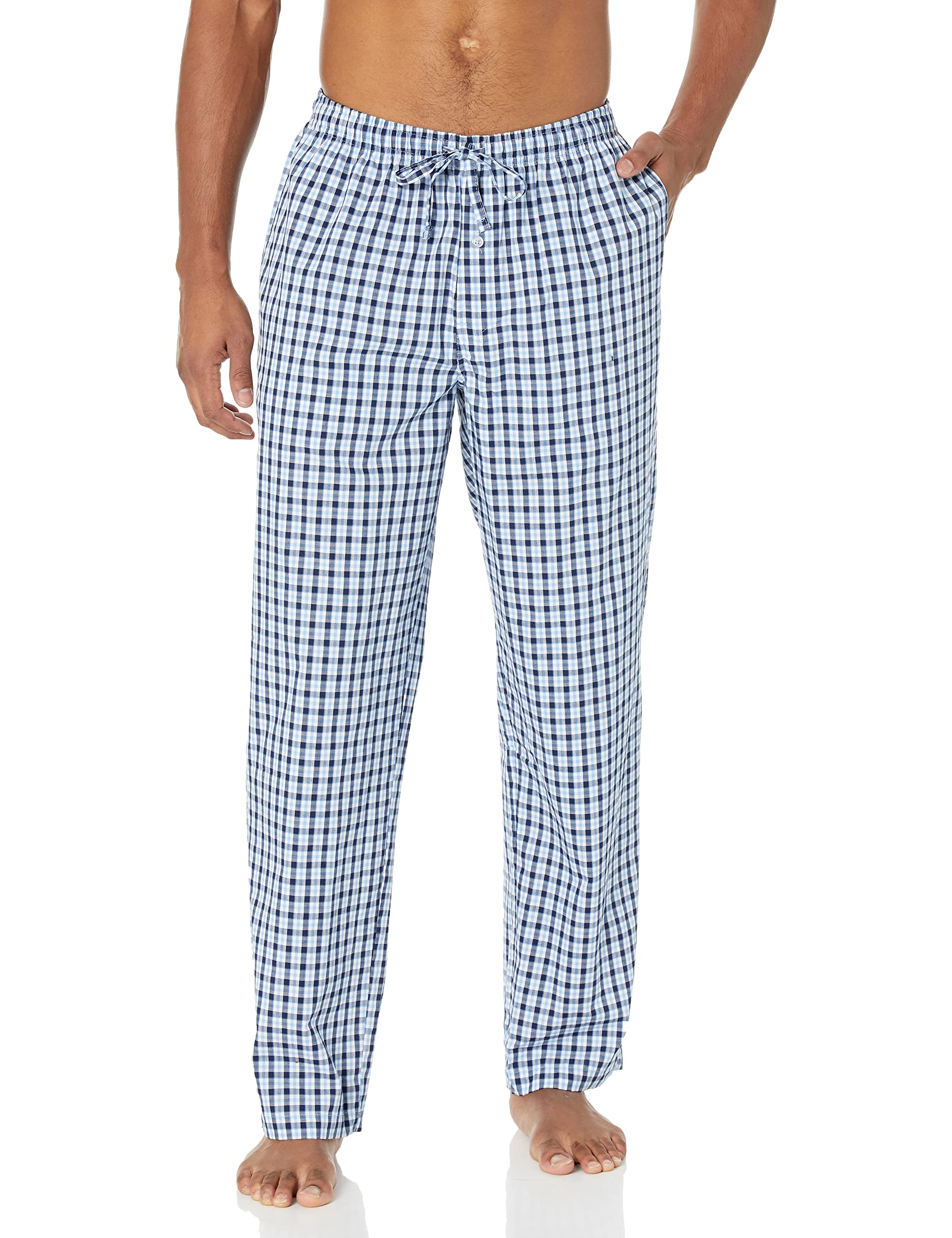 Amazon Essentials Men's Straight-Fit Woven Pajama Pant