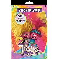 Trolls Band Together - STICKERLAND 4 Page PAD Stickerland Pad - 4 Pages
