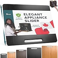 Ibyx Elegant Sliding Tray for Your Coffee Maker & Heavy Kitchen Appliances - Sturdy, Slides Easily from Under The Cabinet - Rolling Appliance Tray for Countertop with Wheels (13