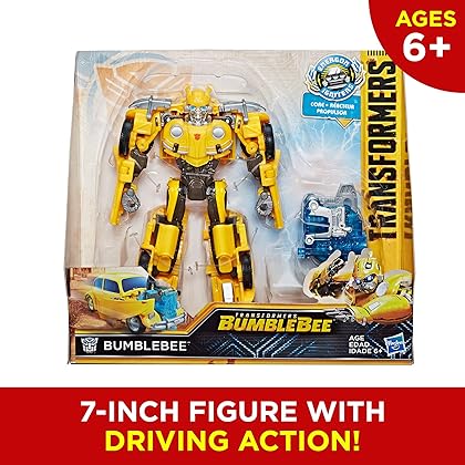 Transformers: Bumblebee Movie Toys, Energon Igniters Nitro Bumblebee Action Figure - Included Core Powers Driving Action - Toys for Kids 6 & Up, 7