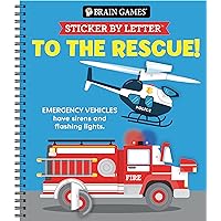 Brain Games - Sticker by Letter: To the Rescue Brain Games - Sticker by Letter: To the Rescue Spiral-bound