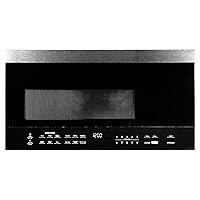 Black+Decker Over The Range 1.6 Cu Ft Microwave with LED Display, Child Lock, Stainless Steel