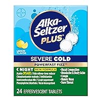 Severe Night Cold PowerFast Fizz Effervescent Tablets 24 Count