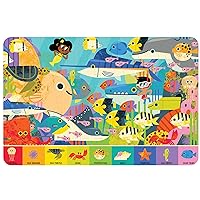 Little Buffalo - Learning & Education - Kids Floor Puzzles: Ocean Glow Puzzle for Kids Ages 4 and Up