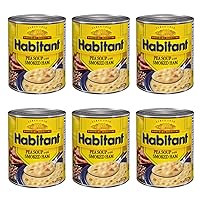 Habitant Pea Soup with Smoked Ham 796ml/28 fl. oz. 6-Pack (Imported from Canada)