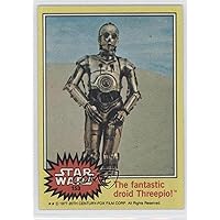 The fantastic droid Threepio (Trading Card) 1977 Star Wars #153