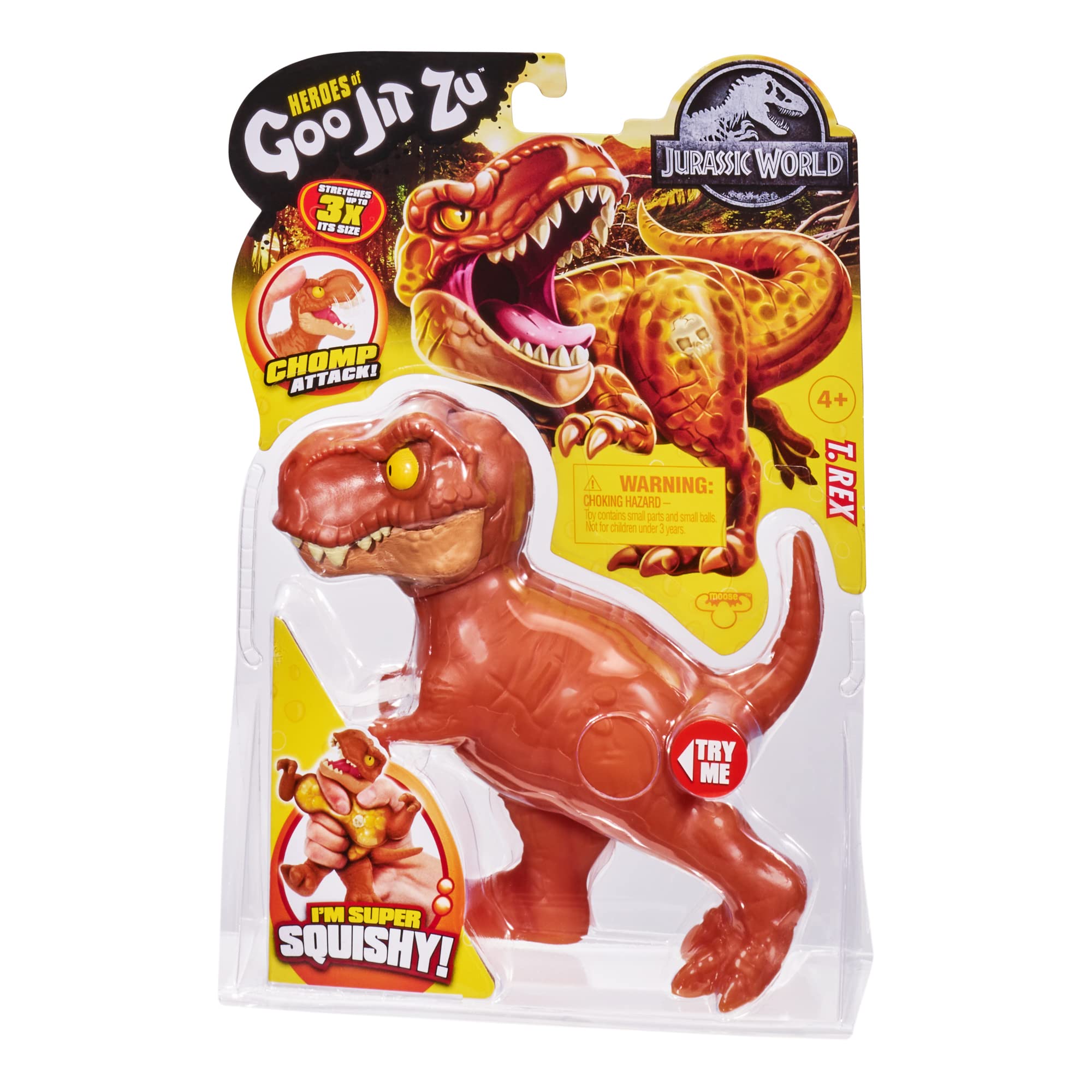 Heroes of Goo Jit Zu - Licensed Jurassic World - Chomp Attack - Stretch T. Rex