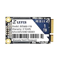 LEVEN JMS600 mSATA SSD 1TB 3D NAND SATA III 6 Gb/s, mSATA (30x50.9mm) Internal Solid State Drive
