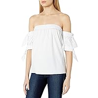 Milly Women's Bow Top, White, S