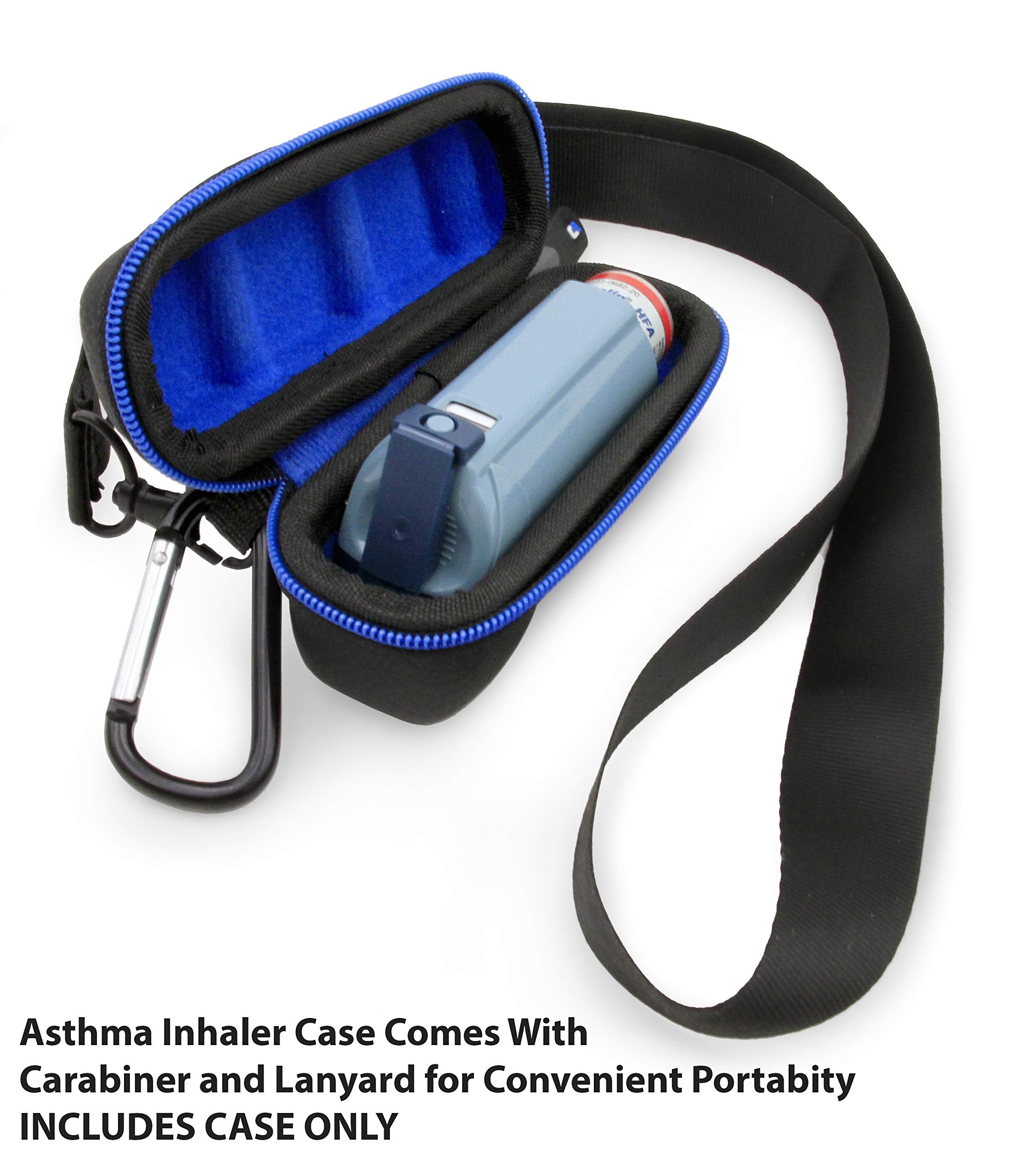 Casematix Black Asthma Inhaler Travel Case, Includes Case Only