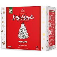 The Original Premium Self-Adhesive Snow Flock Powder with ShimmerSpec | Exclusive Formula, Made in USA | 5 Pounds [2.27Kg]