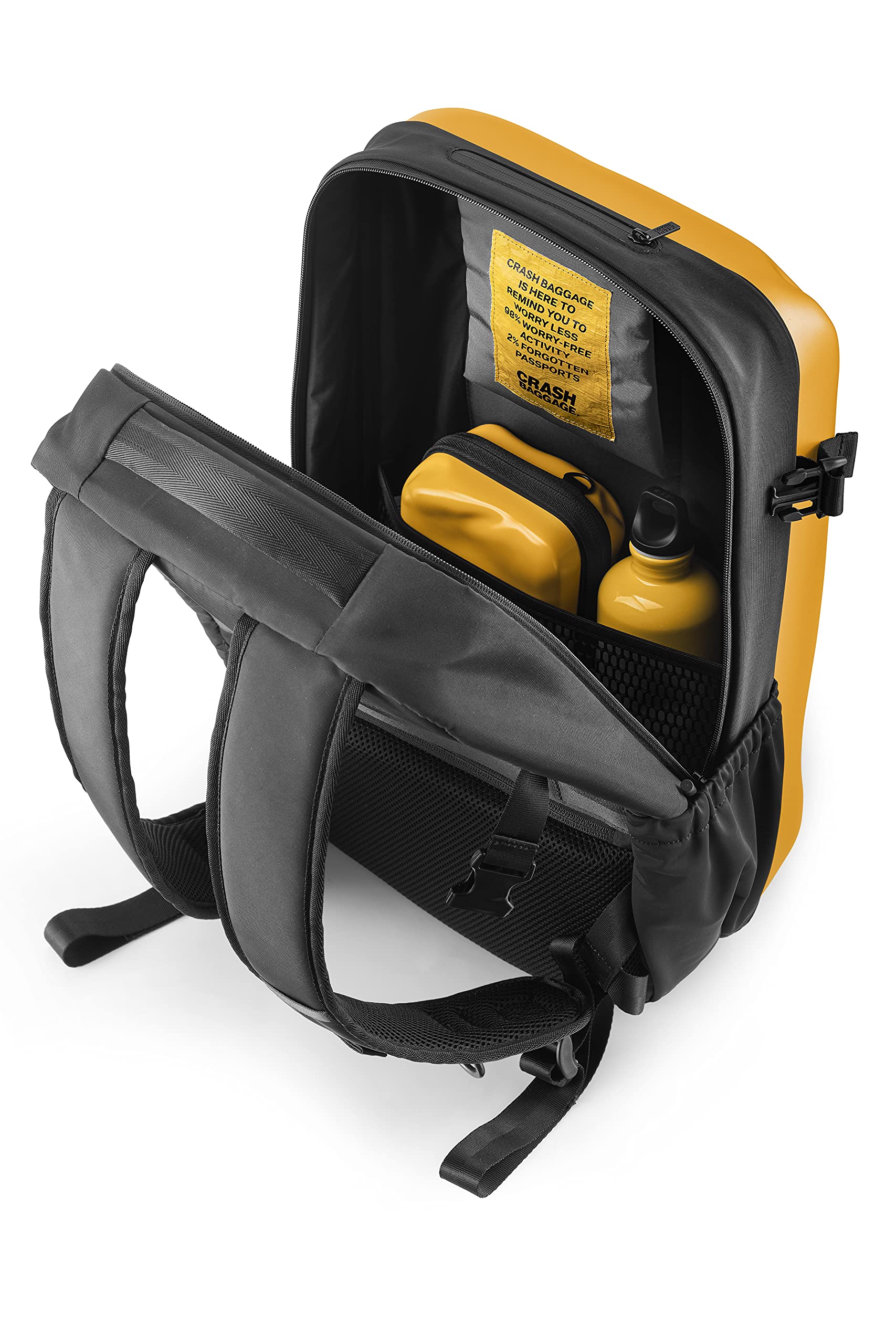 CRASH BAGGAGE Iconic Backpack 46 x 32 x 20 cm | Yellow