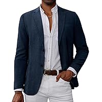 GRACE KARIN Men's Casual Blazer Suit Jackets 2 Button Lightweight Sport Coats