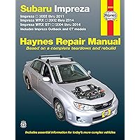 Subaru Impreza (02-11),WRX (02-14),WRX STI (04-14) Haynes Manual USA (Paperback)