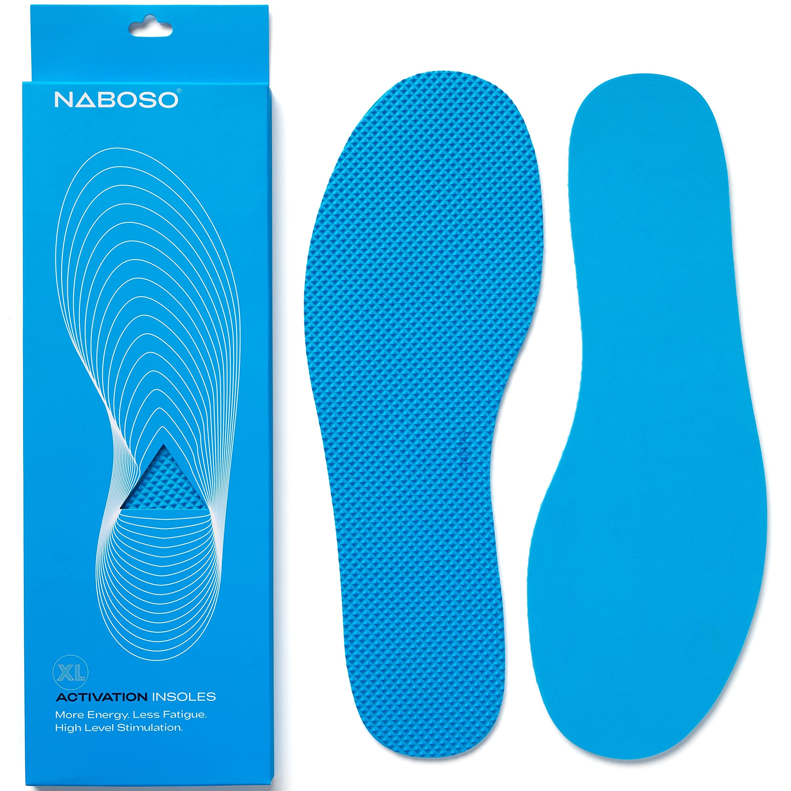 Naboso Activation Sensory Insole, Thin Men's and Women's Textured Anti-Fatigue Shoe Inserts That Best Stimulate The Feet to Improve Posture...