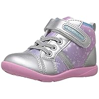 TSUKIHOSHI 2560 Star Strap-Closure Machine Washable Child Sneaker Shoe with Wide Toe Box and Slip-Resistant, Non-Marking Outsole - for Toddlers and Little Kids, Ages 1-8