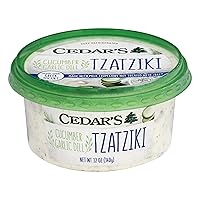 Cedars Mediterranean Food Cucumber Tzatziki, 12 OZ
