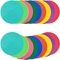 Spot Markers 18 Pcs 9 Inch 10 Inch Non Slip Rubber Agility Markers for Football, Basketball Training Markers,School Activities, Exercise Drills