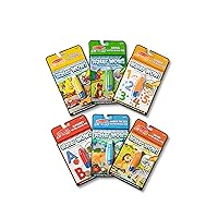 Melissa & Doug Water Wow - Water Reveal Pad Bundle - Animals, Alphabet, Numbers and More - Travel Toys, Party Favors, Stocking Stuffers, Mess Free Water Pen Coloring Books For Toddlers, Kids Ages 3+