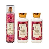 Ruby Apple & Rosewood 3 Piece Bundle - Fragrance Mist and 2 Body Lotions