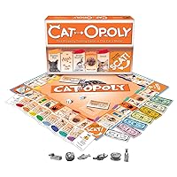 CAT-opoly Board Game White, Large