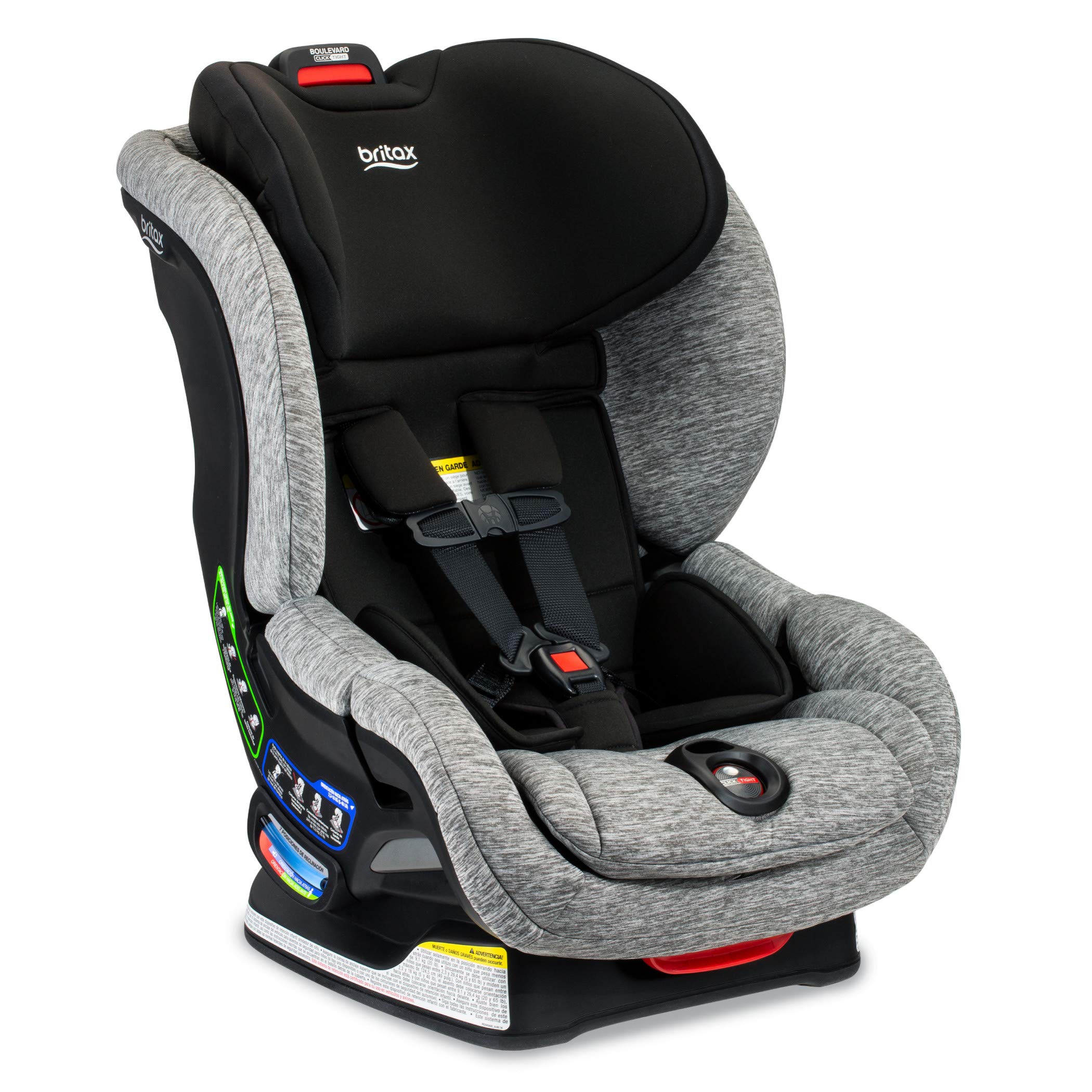 BRITAX Boulevard ClickTight Convertible Car Seat, Spark - Premium, Soft Knit Fabric [Amazon Exclusive]