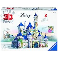 Ravensburger Disney Castle 216 Piece 3D Jigsaw Puzzle for Kids and Adults - Easy Click Technology Means Pieces Fit Together Perfectly