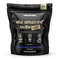 Meal Replacement Protein Light - Light Whole Food Meal Replacement Protein Powder (Blueberry Crumb Cake - 25 Servings)