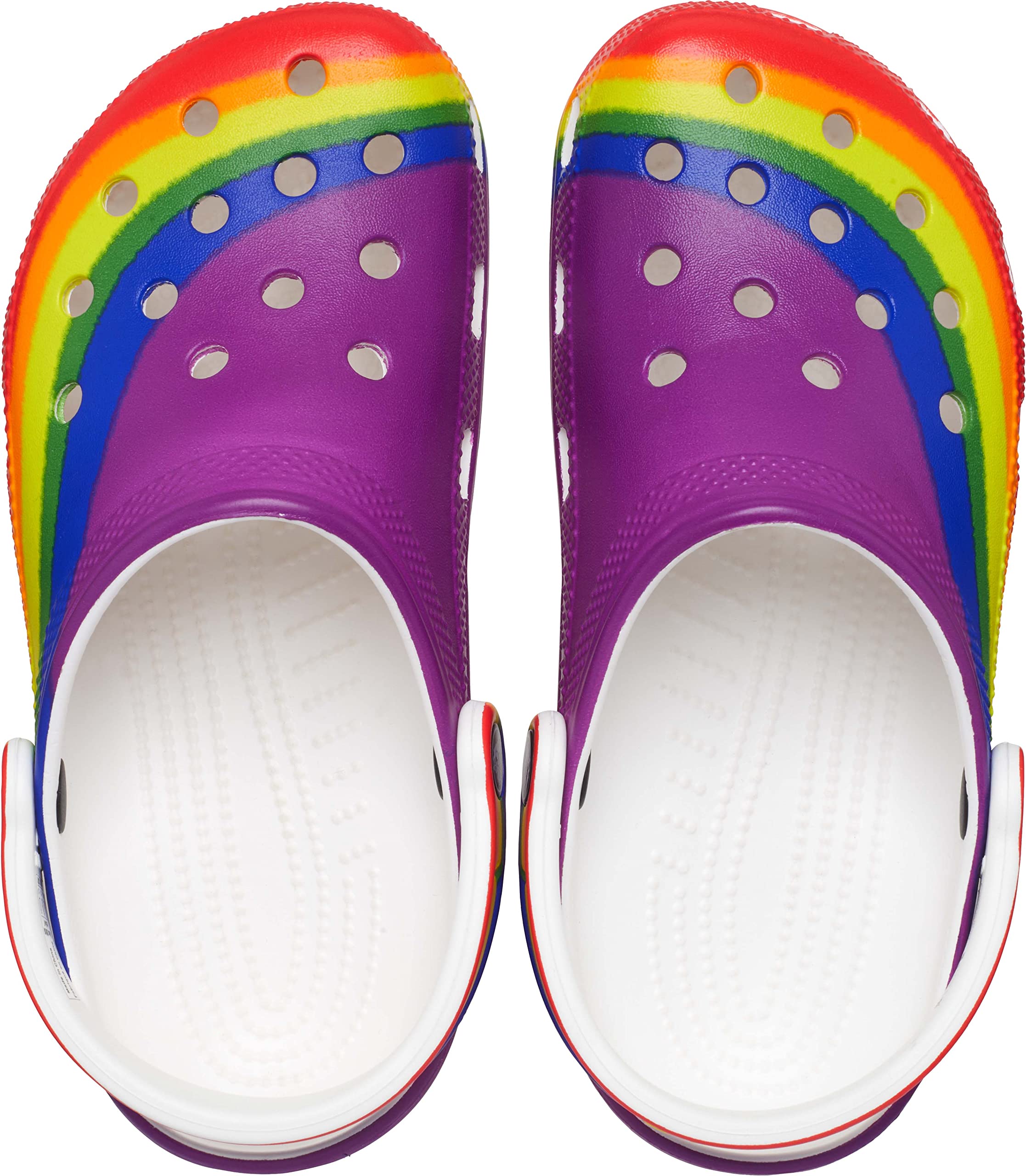 Crocs Unisex-Adult Classic Rainbow Dye Clog