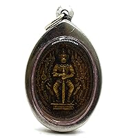 Thai Powerful Jewelry Amulet Tow Wessuwan Giant Kuvera Anti Black Magic Thai Buddha Pendant