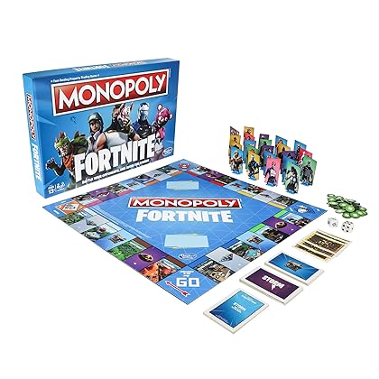 MONOPOLY: Fortnite Edition Board Game Inspired by Fortnite Video Game Ages 13 and Up