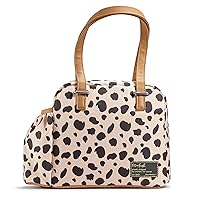 Fit & Fresh Lunch Bag For Women, Insulated Womens Lunch Bag For Work, Leakproof & Stain-Resistant Large Lunch Box For Women With Expandable Bottle Pocket, Zipper Closure, Laketown Lunch Bag, Cheetah