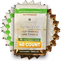 Best Tanning Towels pack: Stock up your supply (40 towelettes) for Half the Price! Sunless Tanner Towel Solution for Face and Half Body. Self Tanning Indoor Away from the Sun Gives Gold Glow